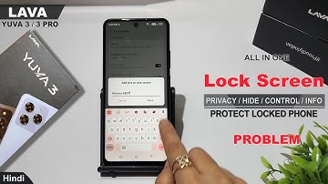 Locked phone protection lava yuva 3 pro | Lava yuva 3 Turn off control from locked device