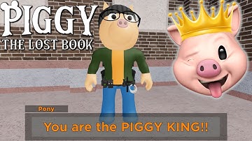 I MADE MY OWN CUTSCENES!!!! | Roblox Piggy: The Lost Book