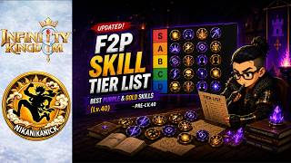 Classifica delle abilità F2P (Livello 40) | Migliori abilità viola e oro (Regno dell'Infinito) screenshot 4