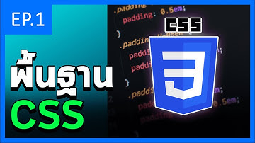 EP.1 พื้นฐาน CSS (เหมาะสำหรับมือใหม่)