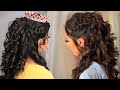 Voluminous Quinceanera Hairstyle ✨ | Half Up Half Down Hair Tutorial | Rosita Rodriguez