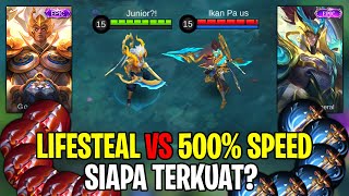 MARTIS VS ZILONG | LIFESTEAL VS 500% ATTACK SPEED | MOBILE LEGENDS