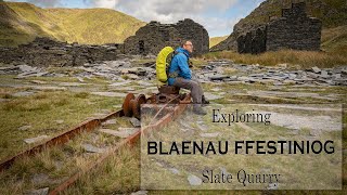 Abandoned Slate Quarry near Blaenau Ffestiniog, Cwmorthin, Landscape Photography Wales