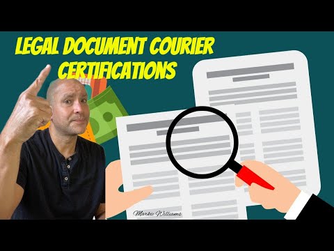 Legal Document Courier Certifications