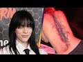 Billie Eillish Debuts MASSIVE Back Tattoo