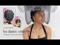 Loc Diaries 01: I&#39;m Finally Starting My Loc Journey!!! Professional Loctician Visit + Full Process