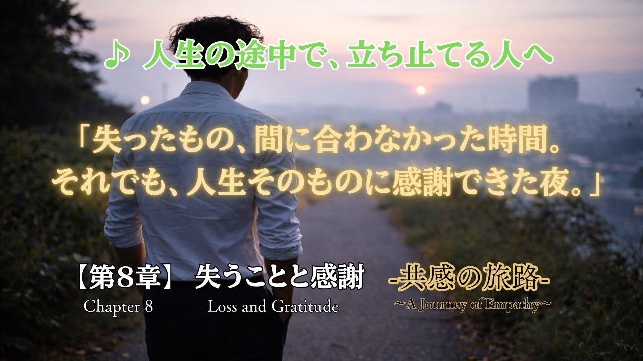 「共感の旅路」第8章 『失うことと感謝』（熟年期）