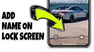 How to Add Your Name on iPhone Lock Screen 2025 |(FULL GUID)