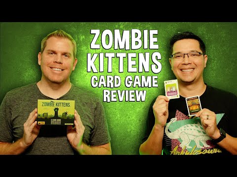 Review of Zombie Kittens - Exploding Kittens Halloween Variant Card Game 
