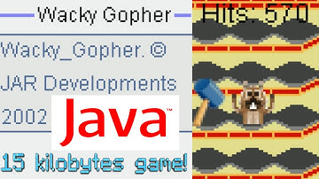 Wacky Gopher JAVA GAME (phonegames4u.com 2002 year) [Jar Developments]