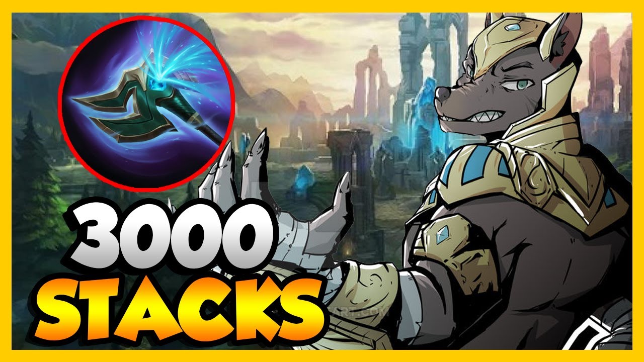 TRYNDAMERE PIERDE LA CABEZA NASUS CON CASI 3000 CARGAS | LEAGUE OF LEGENDS.