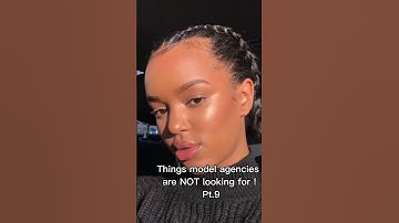 Things model agencies are NOT looking for ! #shorts #model #trending #fyp