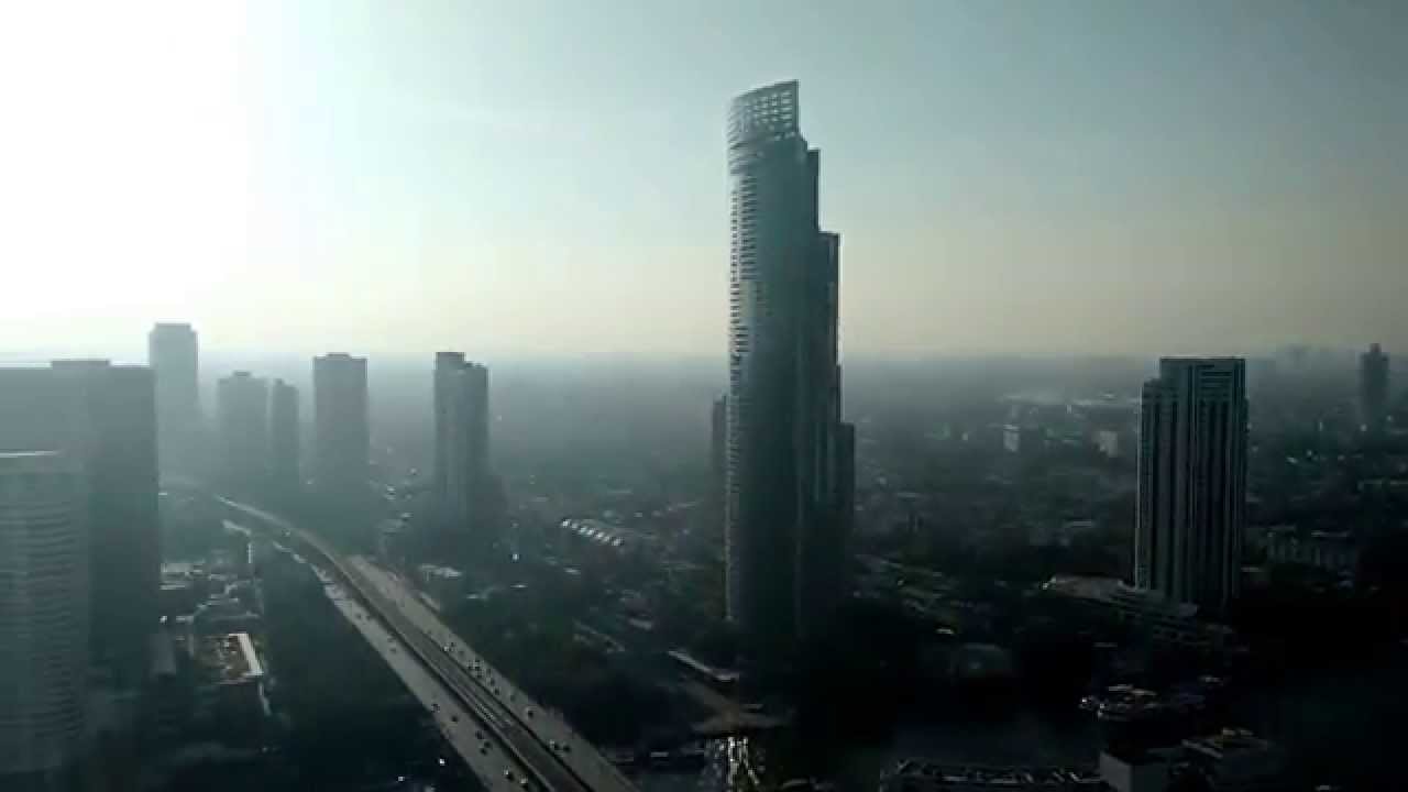 Sathorn Unique Towers: 40th floor view - YouTube