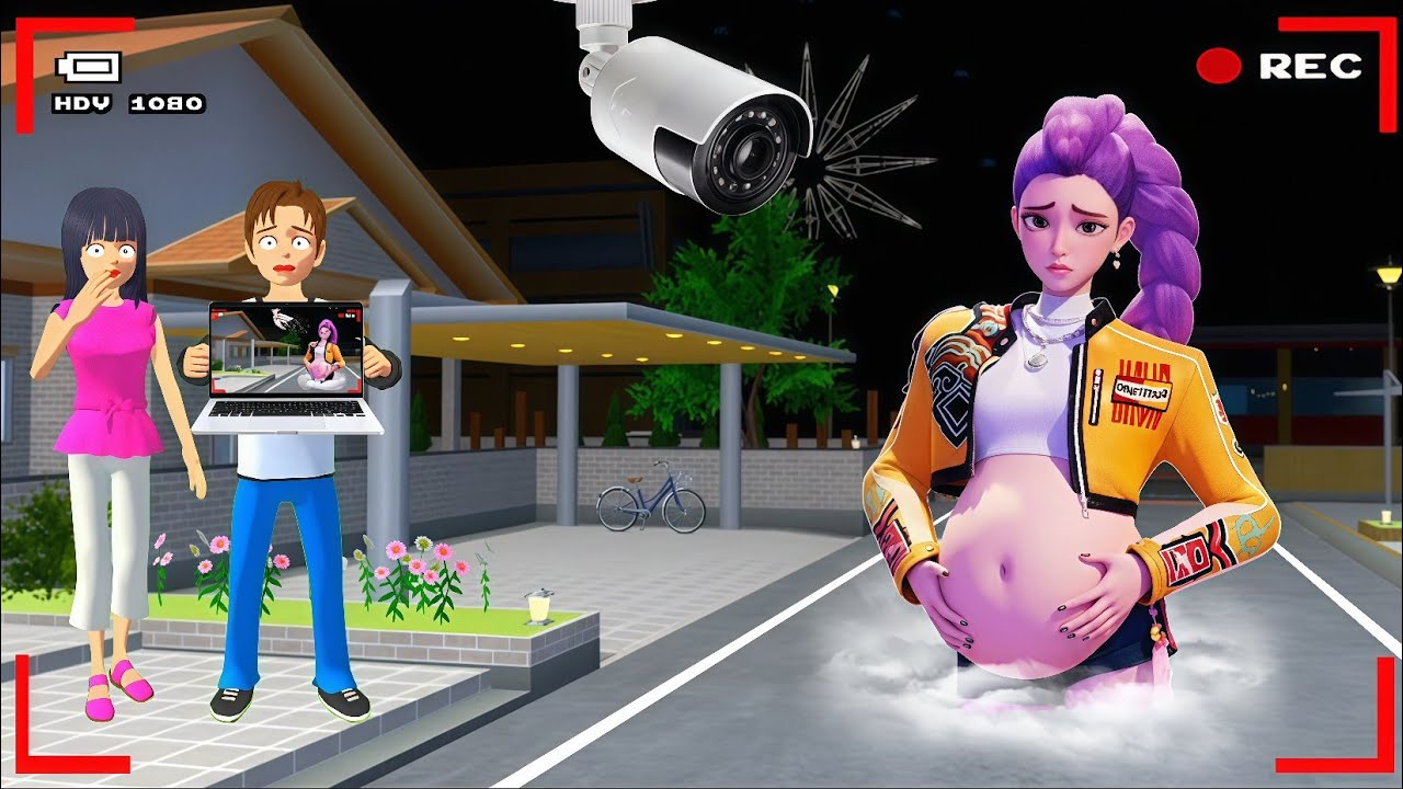 Yuta Mio Panik CCTV Merekam RUMI KPOP DEMON HUNTER HAMIL MELAHIRKAN Di Depan Rumah 😱/sakuralongvideo