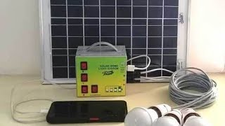 Mini solar setup for mobile charging & emergency light | online purchase solar system | solar power