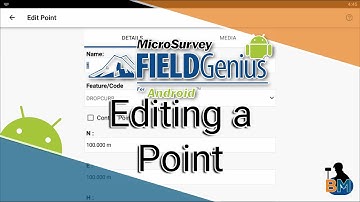 FieldGenius For Android: Editing a Point | Bench Mark