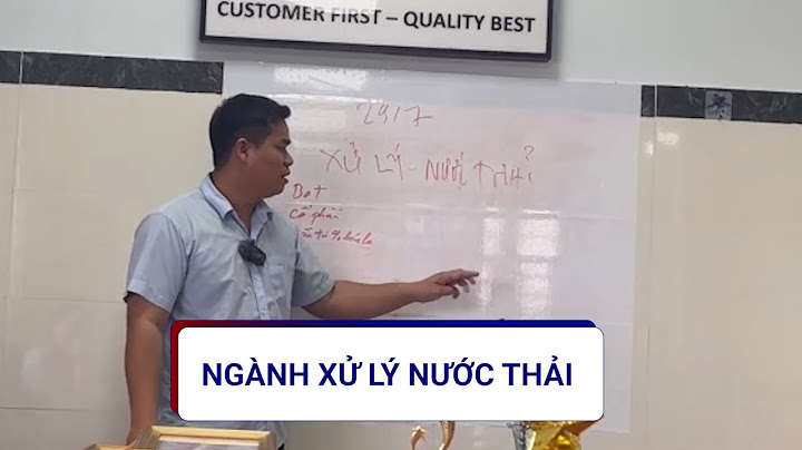 Anh văn chuyên ngành xử lý nuớc thải