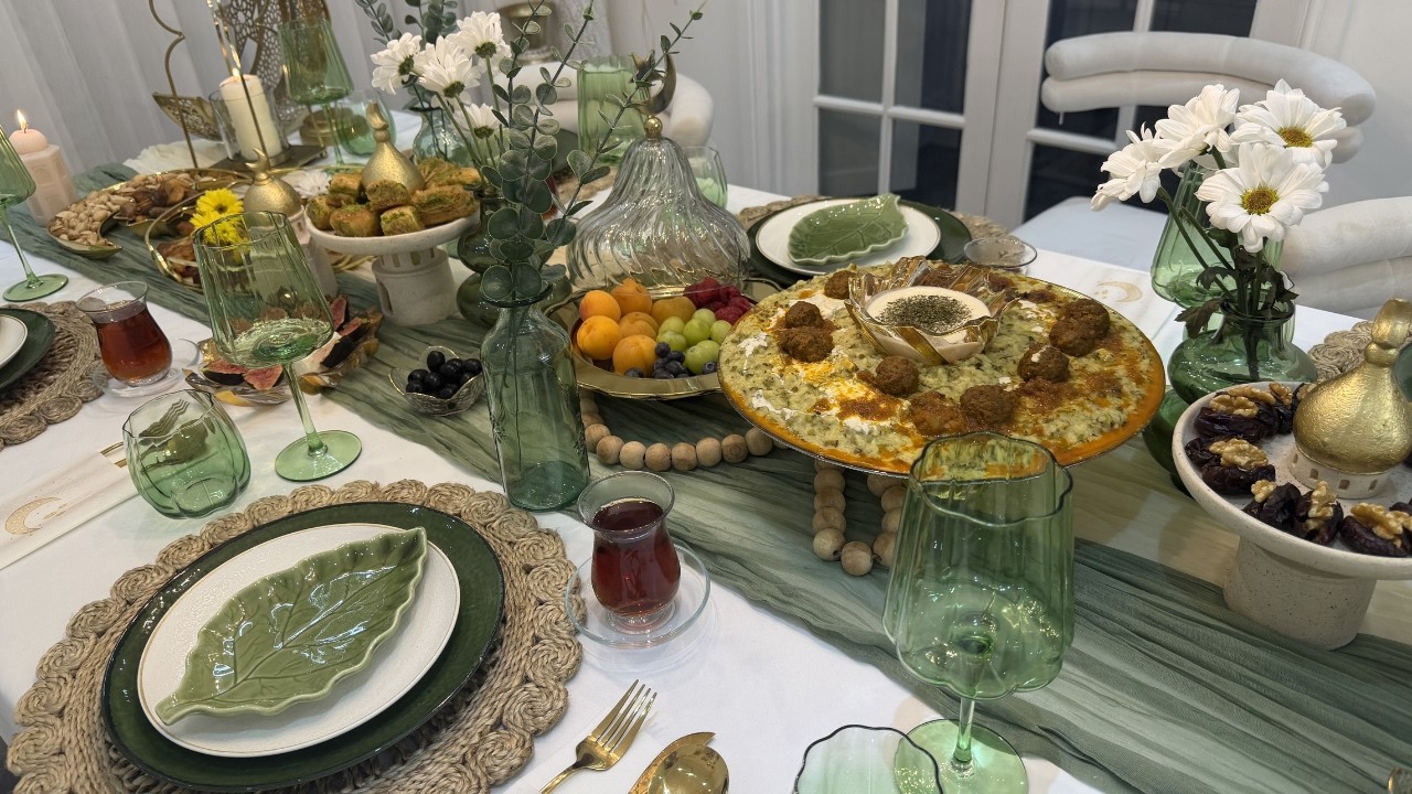 Making a delicious meal and setting up a beautiful table for day 1 for ramadan!