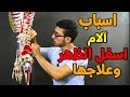 5حاجات بتسبب آلام اسفل الظهر وعلاجها  low back pain