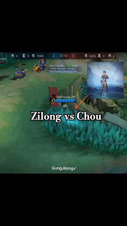 Chou mimpi bisa ngalahin zilong😹 #gungjilong #mobilelegends #mlbb #jilong