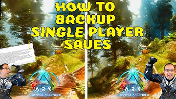 How to BACKUP single player saves in ARK Survival Ascended (ASA)