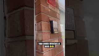 Fake fire alarms at hotel! #fyp #viral #youtubeshorts