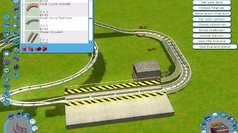 RCT3-Making of compact coaster 4 Glazzig (part 1)