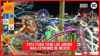 Esta FERIA tiene los JUEGOS MAS EXTREMOS de MÉXICO | Feria Verano León 2021 | Recorrido Completo