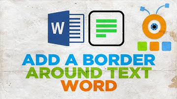 How to Add a Border Around Text in Word