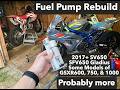 How to rebuild 2017+ SV650, SFV650 Gladius, and GSXR Fuel Pump