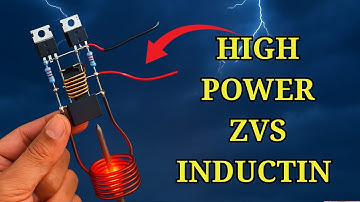 High Power ZVS Induction Heater Circuit 🔥  Full Deep Dive + Working Explained