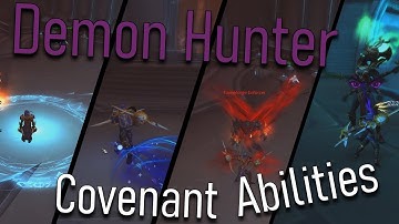 ALL DEMON HUNTER COVENANT ABILITIES - World of Warcraft Shadowlands Alpha