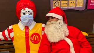 Santa Meets Ronald McDonald 😂 | Vlog 56