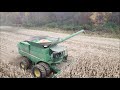 JUNIOR HARVEY FARMS SHELLING CORN OCT 25TH, 2020 BATH, INDIANA DRONE VIDEO