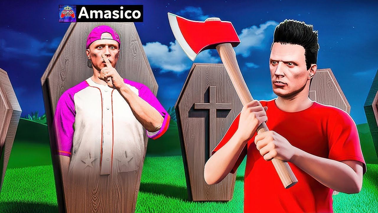 Hide And Seek HORROR în SICRIE pe GTA 5!👻