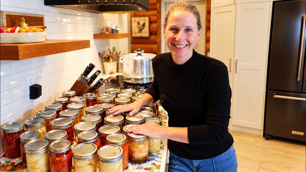 A Huge Canning Day! Stocking Our Pantry for Winter