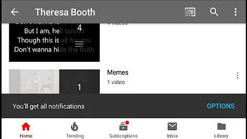 Shout-out to Theresa Booth for subscribing!