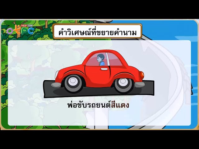 คำวิเศษณ์ - สื่อการเรียนการสอน ภาษาไทย ป.3 - Youtube