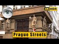 Prague 4k streets walk along Vinohradská street 🇨🇿 Czech Republic HDR ASMR