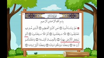 سورة النبأ من (١ إلى ١٠)