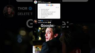 Google Exposed Thor Search History 😭