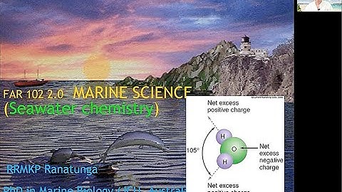 Oceanography lecture 9 : Seawater chemistry  II - Salinity and Dissolved gases