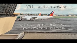 Guam Trip Irl Aviation Flight From Manilla Rpll To Guam Pgum Pr 110