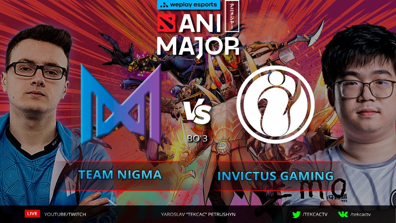🔴[RU] Team Nigma vs Invictus Gaming | WePlay AniMajor