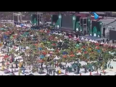 Merinding Ratusan Ribu Anggota Muslimat Nu Dan 999 Penari Sufi Lantunkan Sholawat Asgyl Di Gbk