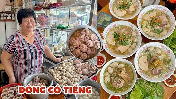 Bán Thử Ai Dè Đông Thật, quán BÚN MỌC BƯU ĐIỆN đông nghẹt nhờ khách quen chỉ điểm vừa ngon vừa sạch