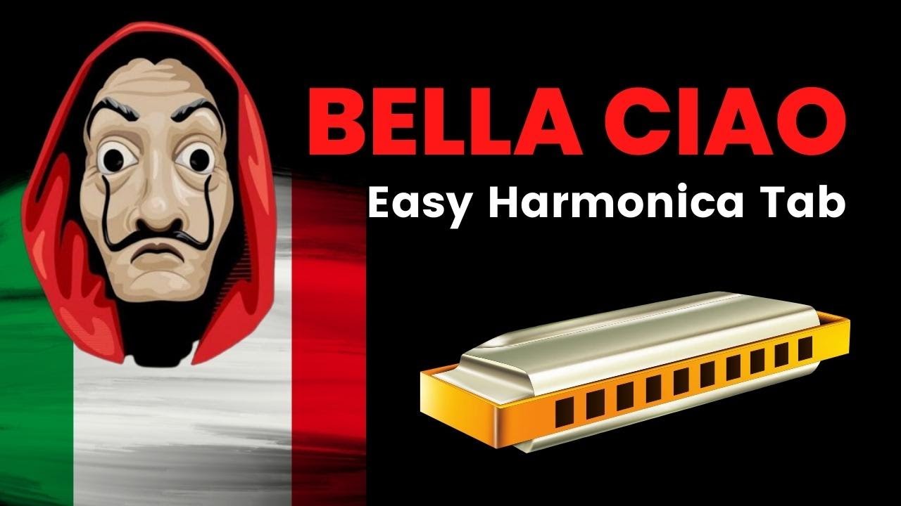 How to Play Bella Ciao on Harmonica, Easy C Harmonica Tab YouTube
