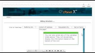 Creating custom error pages