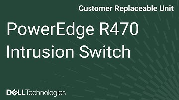 How to replace the intrusion switch on a PowerEdge R470