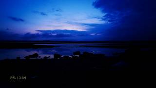 Quiet Summer Morning at the Water | Dark Predawn to Sunrise | 1 Hour No Music
